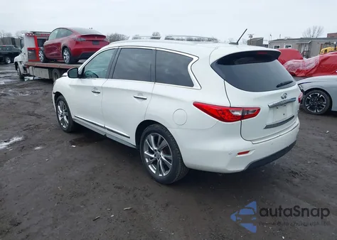 2013 Infiniti Jx35 z USA, uszkodzony, nr VIN 5N1AL0MM3DC346875